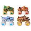 Veh Culos De Juguete Spin Master | Pack 4 Coches Monster Jam Die Cast