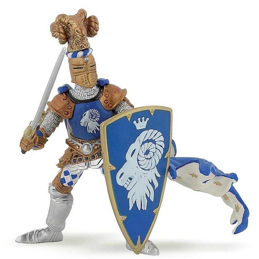 Figuras De Acci N Papo | Figura Caballero De Armas Azul