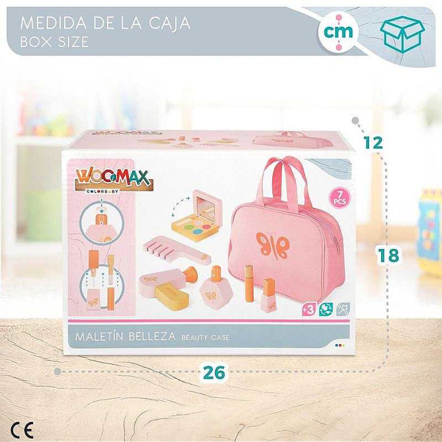 Juegos De Belleza Color Baby | Set Madera Tocador Woomax