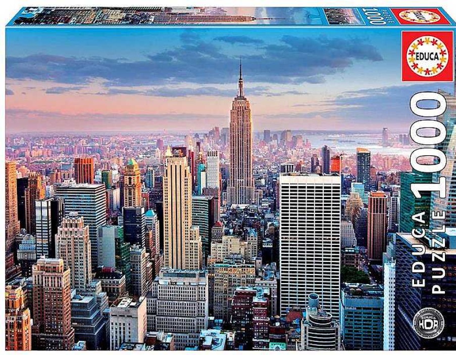 Puzzles Educa Borrás | Puzzle 1000 Piezas Manhattan Nueva York