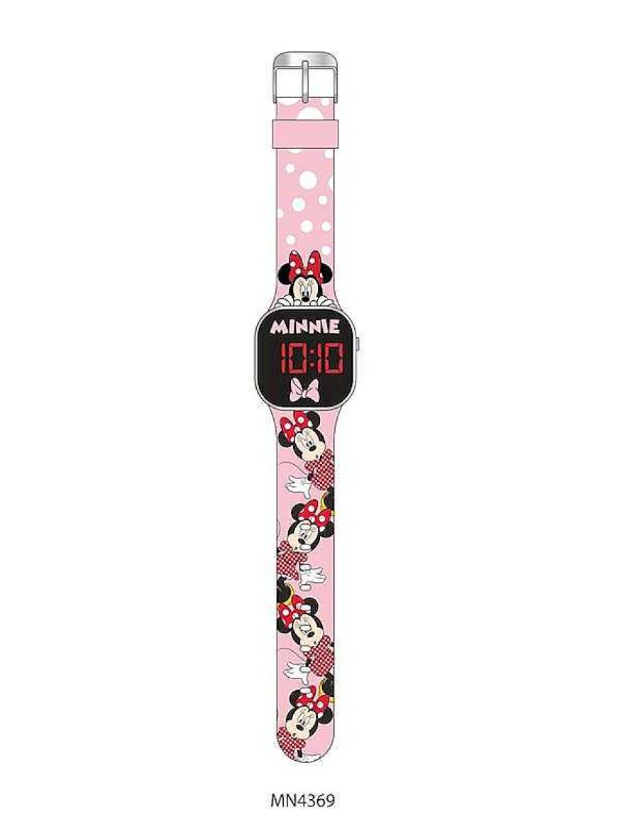 Juguetes Electr Nicos Kids Euroswan | Minnie Reloj Led Kids Euroswan