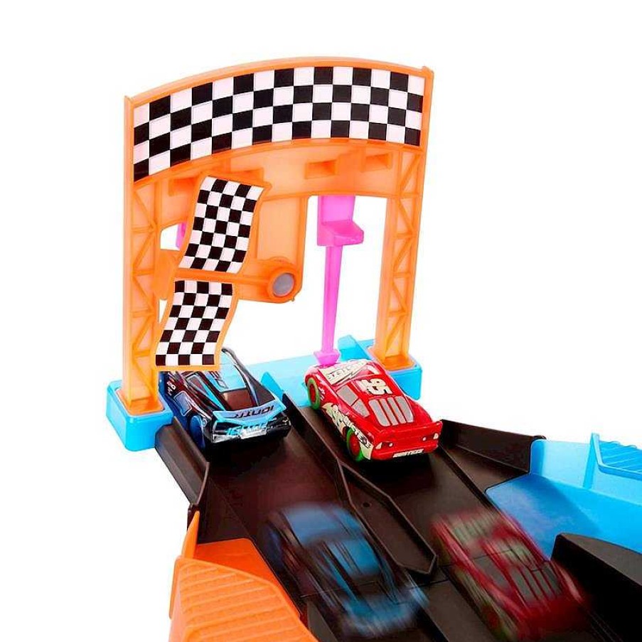 Veh Culos De Juguete Mattel | Pista Disney Pixar Cars Night Racing