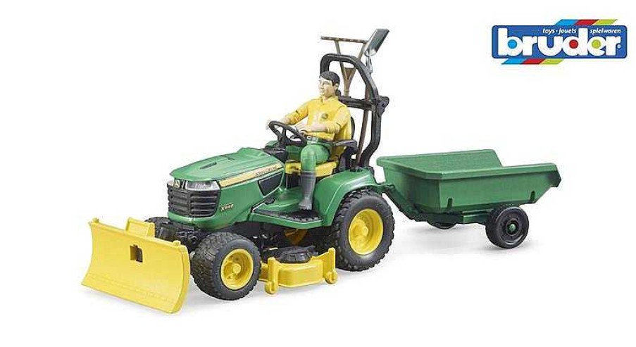 Veh Culos De Juguete Bruder | Tractor John Deere Con Remolque