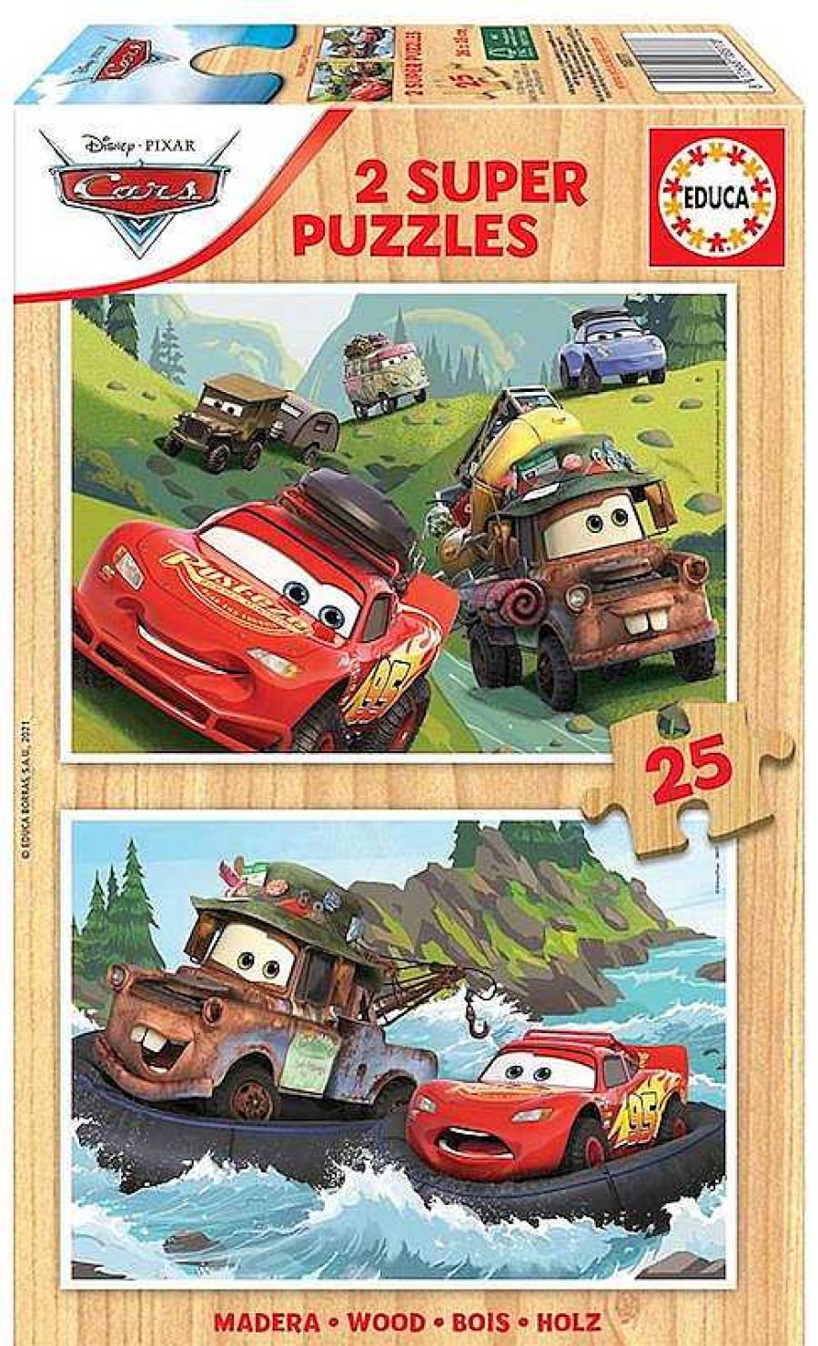 Puzzles Educa Borrás | Puzzle 2X25 Cars