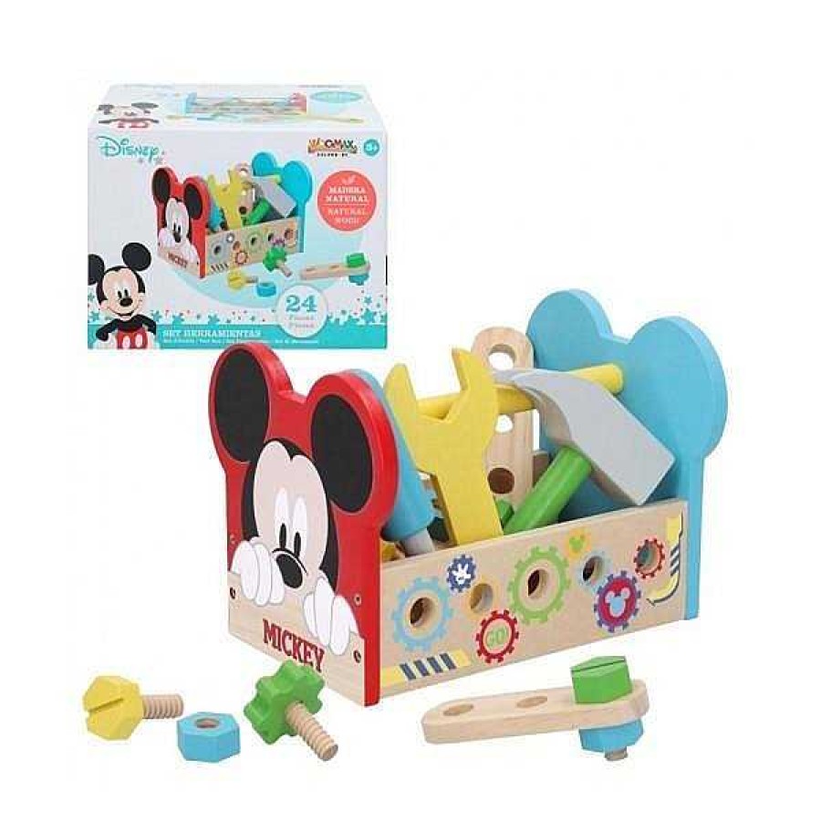 Juguetes Para Beb S Color Baby | Caja Herramientas De Madera Mickey