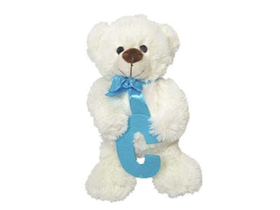 Peluches Beatriz | Peluche Osito Con Letra C 23 Cm Artesan As Beatriz