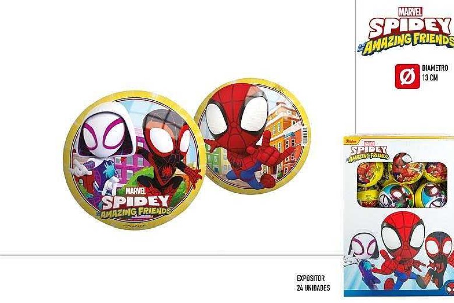 Juguetes Aire Libre Color Baby | Pelota Spiderman Pvc 13Cm