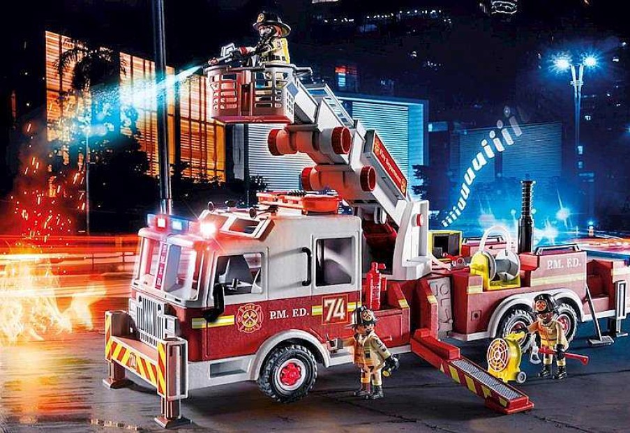 Playmobil Playmobil | Cami N Playmobil City Action De Bomberos