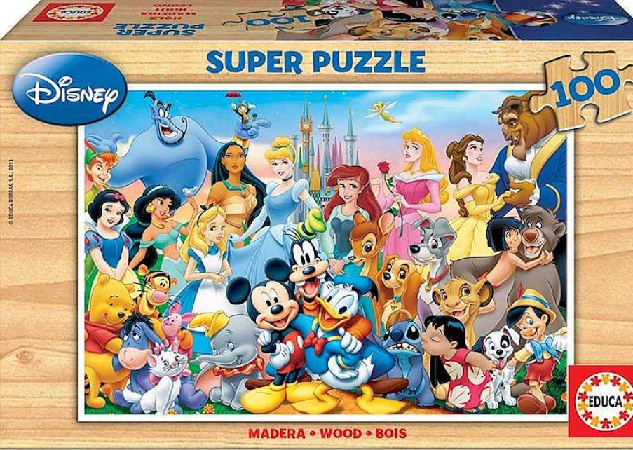 Puzzles Educa Borrás | Puzzle 100 Piezas Maravilloso Mundo Disney