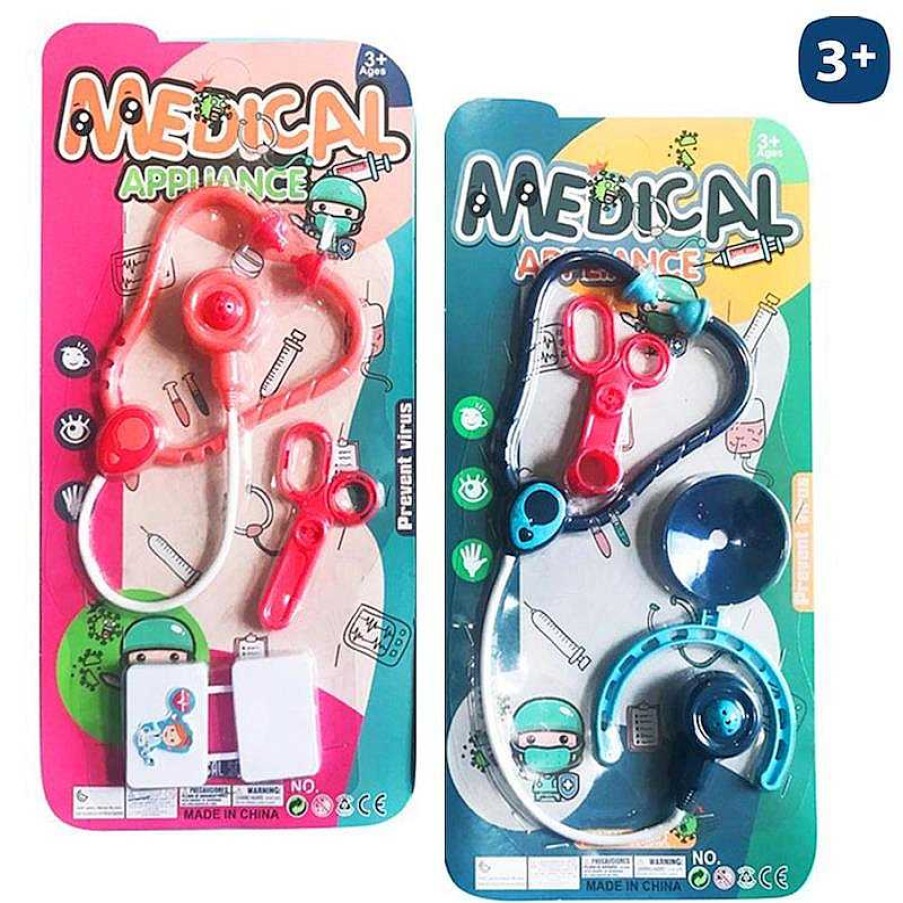 Juguetes De Oficios Juinsa | Conjunto Doctor Con Estetoscopio Y Accesorios