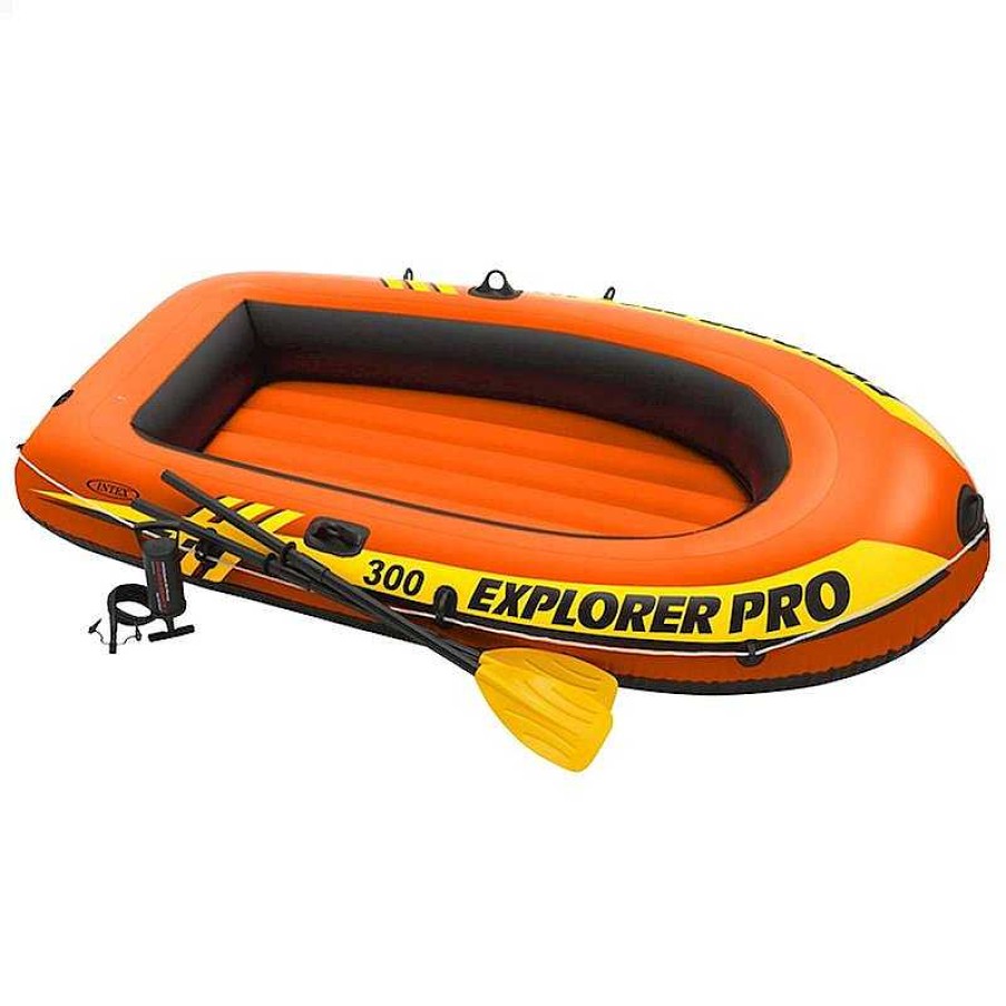 Juguetes Verano Intex | Barca Hinchable Explorer Pro300 Con Remos Y Bomba