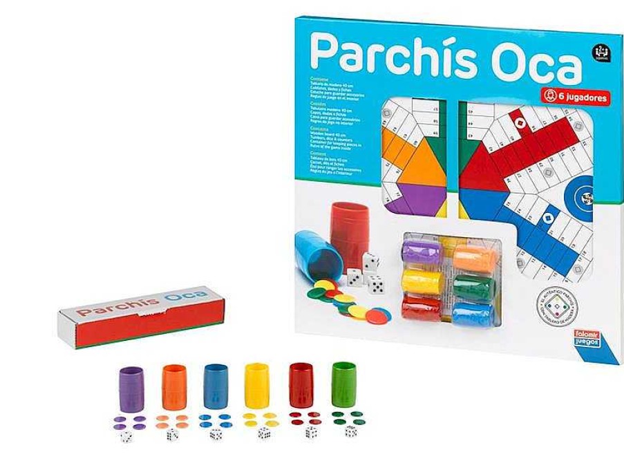 Juegos De Mesa Falomir | Tablero Parch S Oca 6 Jugadores