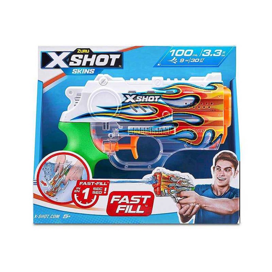 Juguetes Para Piscina Y Accesorios Zuru | Pistola De Agua X-Shot Skins Nano Fast-Fill