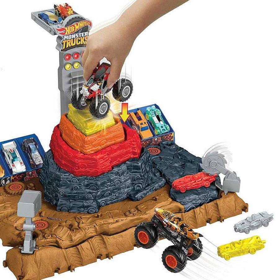 Veh Culos De Juguete Mattel | Pista Hot Wheels Monster Trucks Arena World