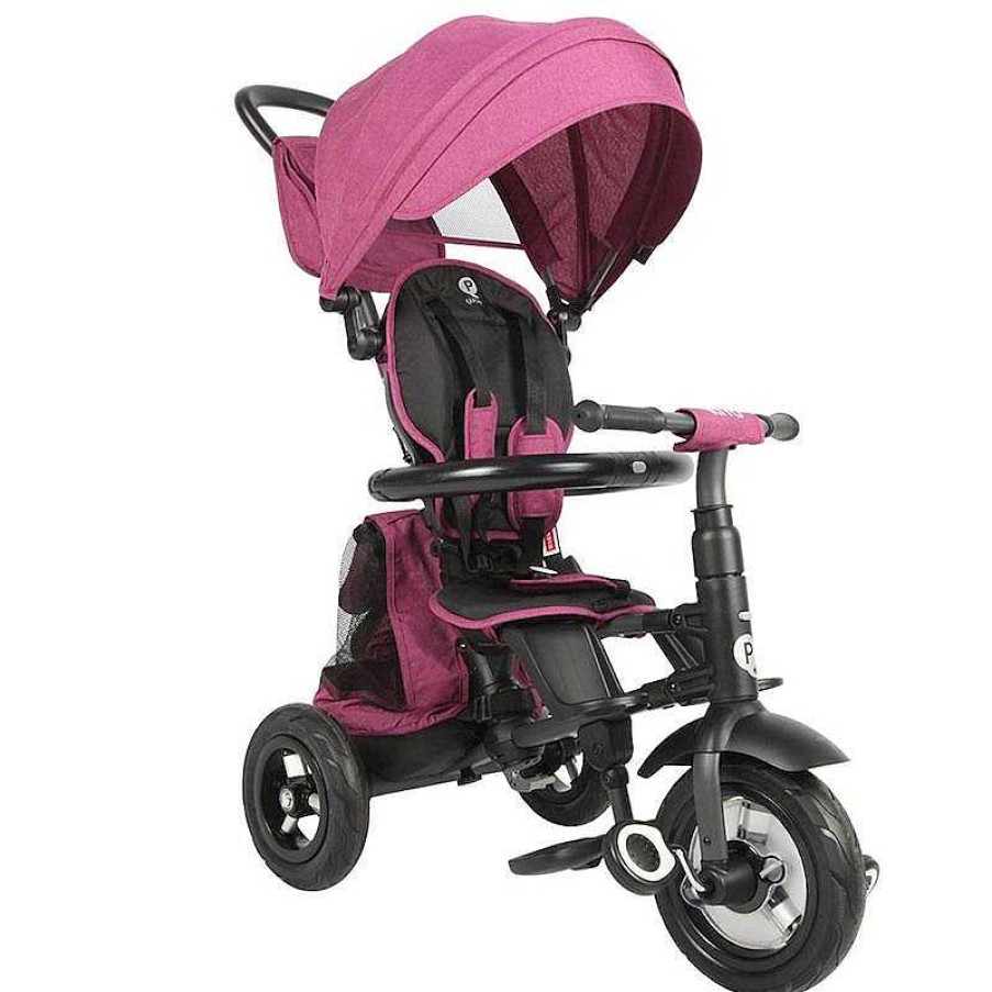 Juguetes Aire Libre Ociotrends | Triciclo Rito Eleganza Lila Con Accesorios