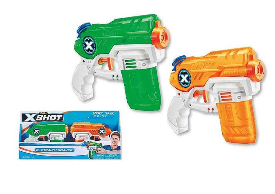 Juguetes Para Piscina Y Accesorios Zuru | Pack 2 Pistolas De Agua X-Shot Warfare