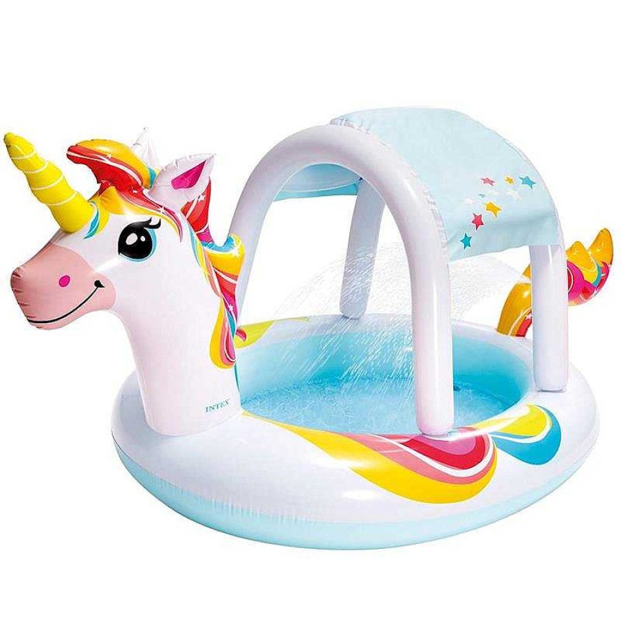 Juguetes Para Piscina Y Accesorios Intex | Piscina Hinchable Unicornio 254X132X109Cm