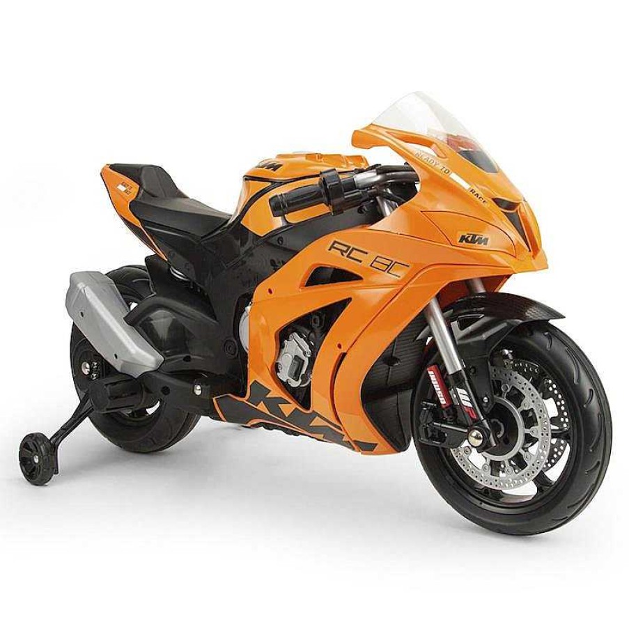 Coches El Ctricos Infantiles Injusa | Moto Bater A Ktm Naranja 12V