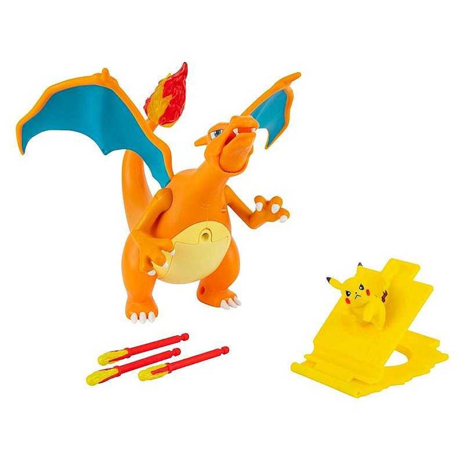 Figuras De Acci N Bizak | Figura Charizard Contra Pikachu Electr Nico Pokemon