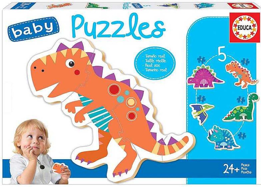 Puzzles Educa Borrás | Puzzle Baby Dinosaurios