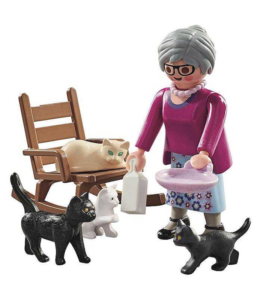 Playmobil Playmobil | Abuela Con Gatos Playmobil Special Plus