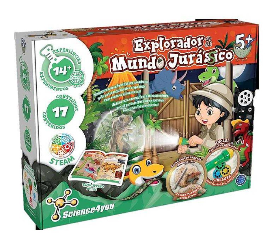 Juguetes Manualidades Infantiles Science 4 You | Explorador Jurasico Juego Paleontologia