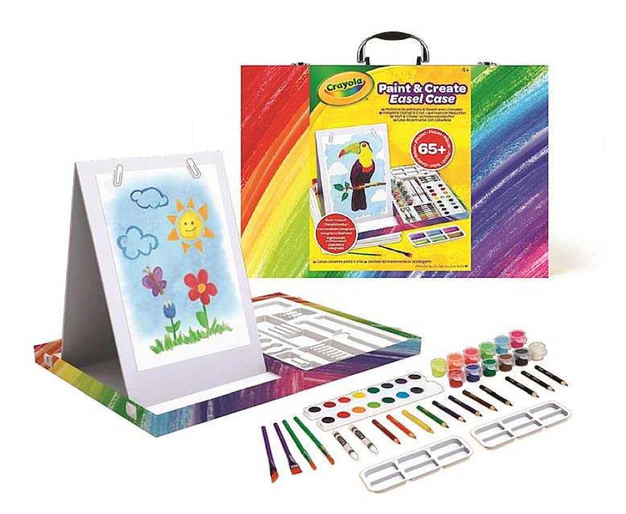 Juegos Del Hogar Crayola | Malet N Pintor Arcoiris Con Caballete Crayola