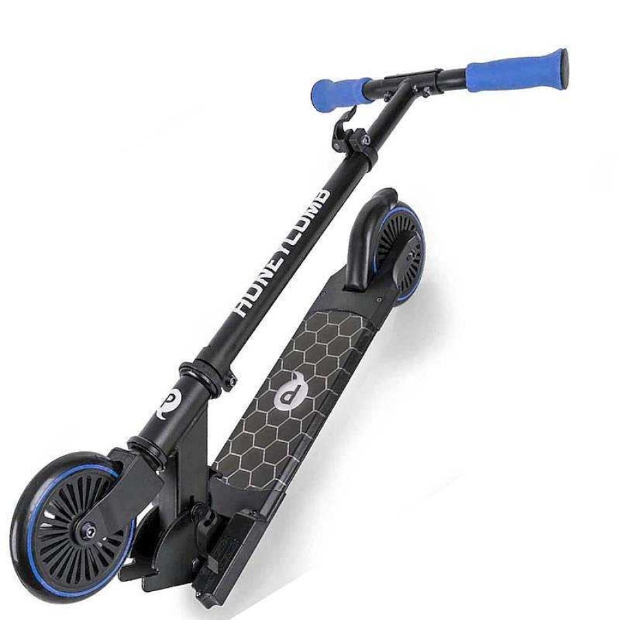 Juguetes Aire Libre Ociotrends | Patinete Honeycomb Scooter Led Azul