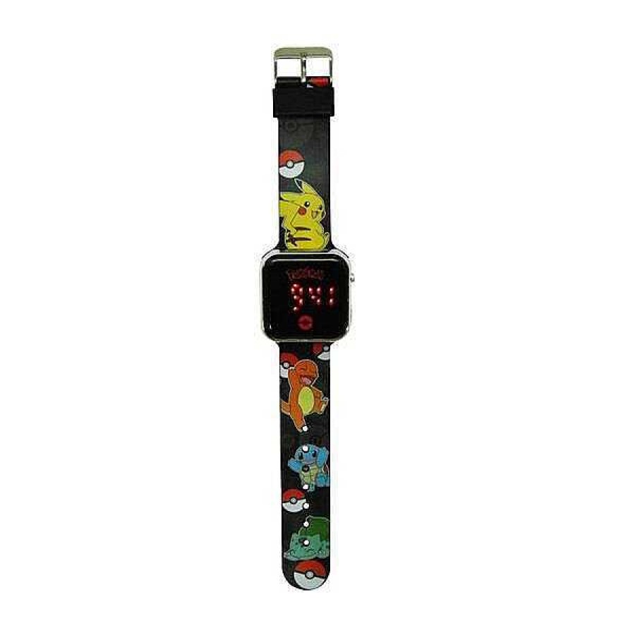 Juguetes Electr Nicos Kids Euroswan | Reloj Led Pokemon Con Calendario