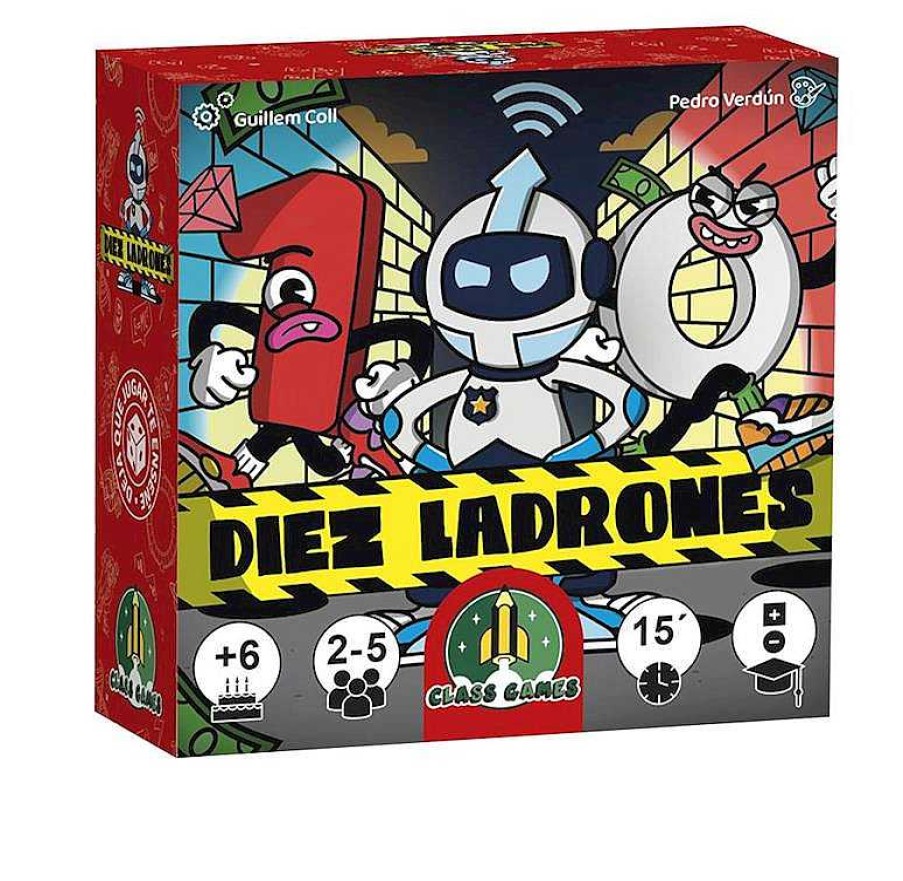 Juegos De Mesa Falomir | Juego Diez Ladrones