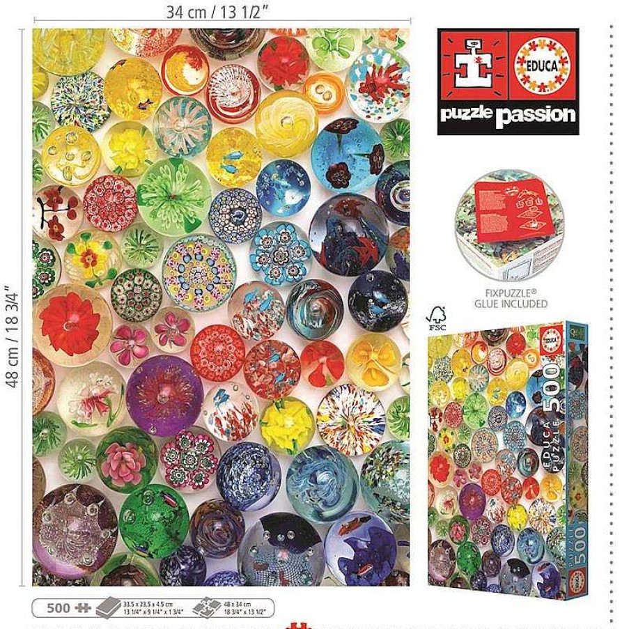 Puzzles Educa Borrás | Puzzle Bolas De Fantas A 500 Piezas