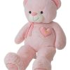 Peluches Creaciones Llopis | Peluche Oso Valent N Rosa 75 Cm