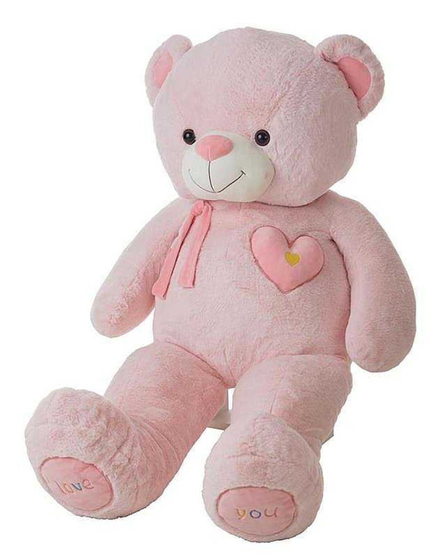 Peluches Creaciones Llopis | Peluche Oso Valent N Rosa 75 Cm