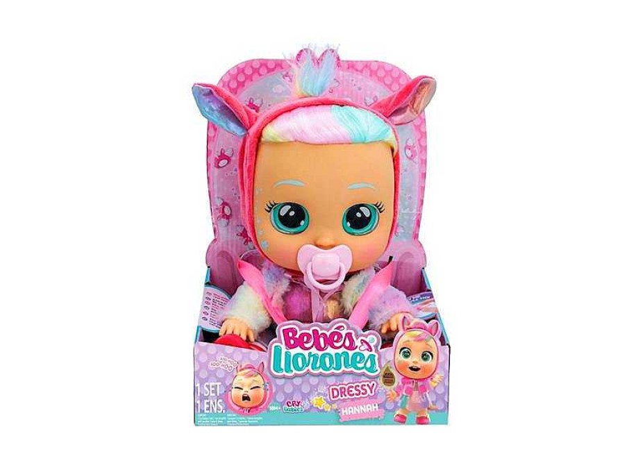 Mu Ecas IMC Toys | Beb S Llorones Hannah Dressy Fantasy