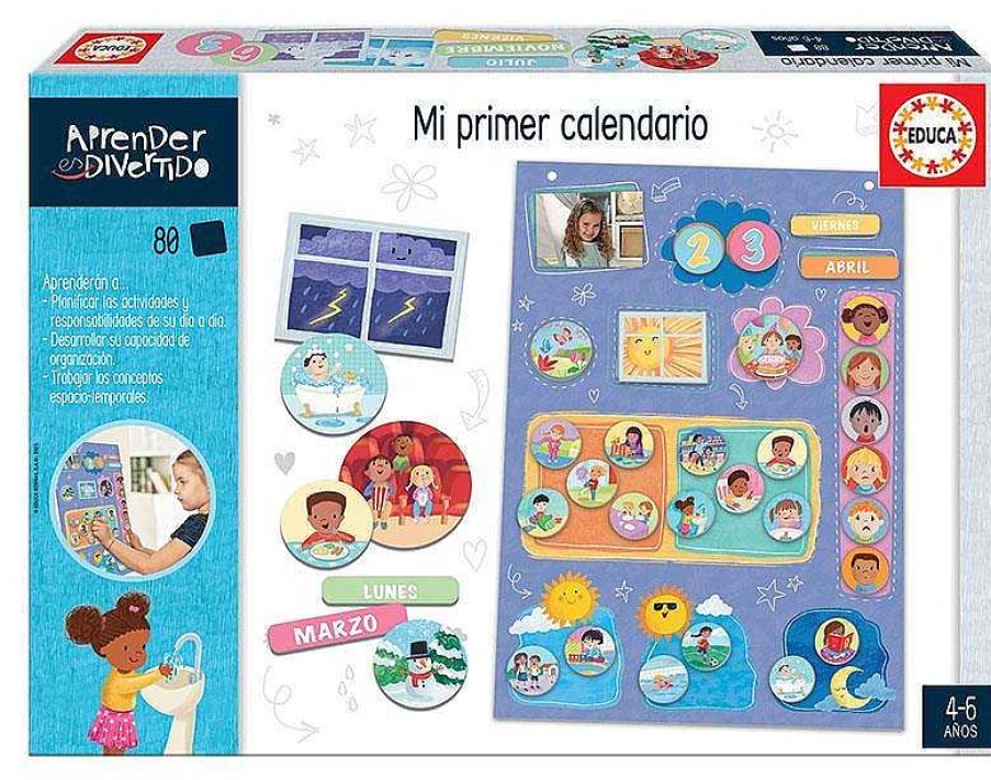 Puzzles Educa Borrás | Juego Aprender Es Divertido Mi Primer Calendario