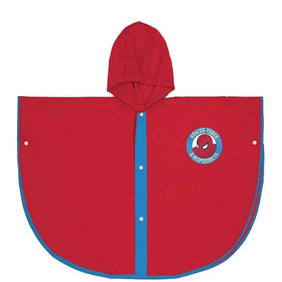 Material Escolar Cerdá | Poncho Impermeable Spiderman Talla S/M