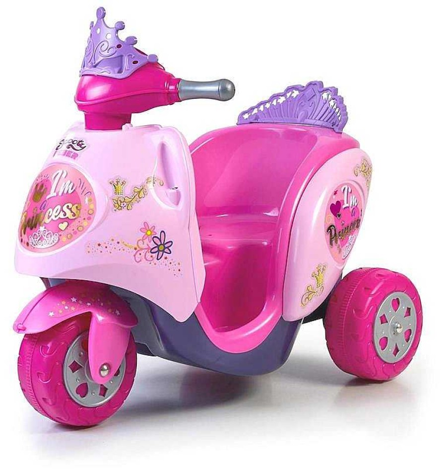 Coches El Ctricos Infantiles Feber | Scooty Little Princess Scooter El Ctrica 6V