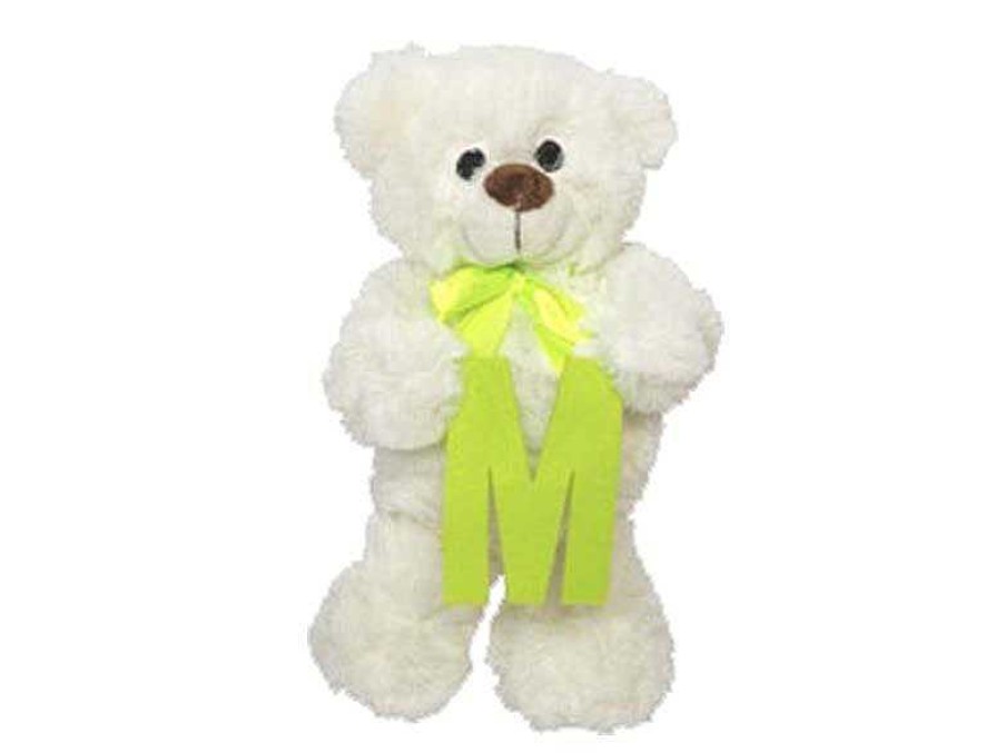 Peluches Beatriz | Peluche Osito Con Letra M 23 Cm Artesan As Beatriz