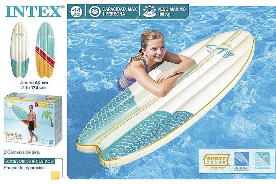 Juguetes Para Piscina Y Accesorios Intex | Tabla Surf Hinchable