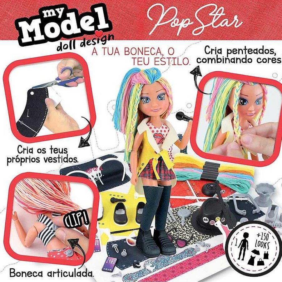 Juguetes Manualidades Infantiles Educa Borrás | Mu Eca My Model Doll Pop Star