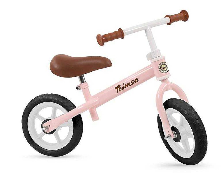 Juguetes Aire Libre Toimsa | Bicicleta Vintage Rosa Sin Pedales 10"