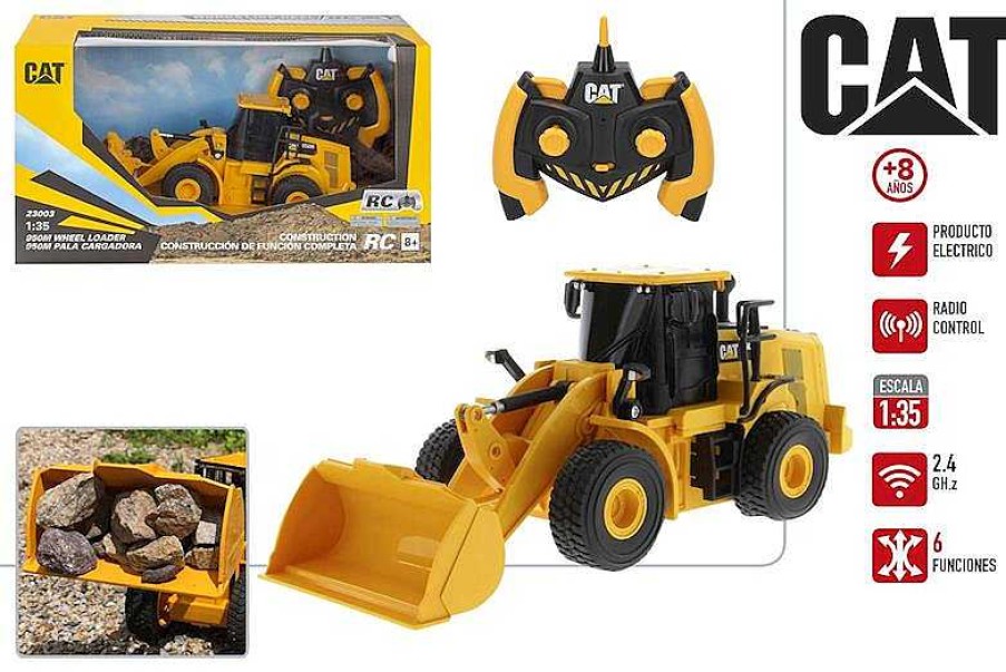 Veh Culos De Juguete Color Baby | Tractor R/C Con Pala Caterpillar Escala 1:35