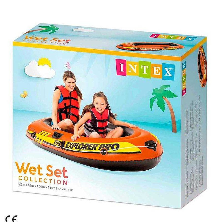 Juguetes Verano Intex | Barca Hinchable Explorer Pro 200 Intex