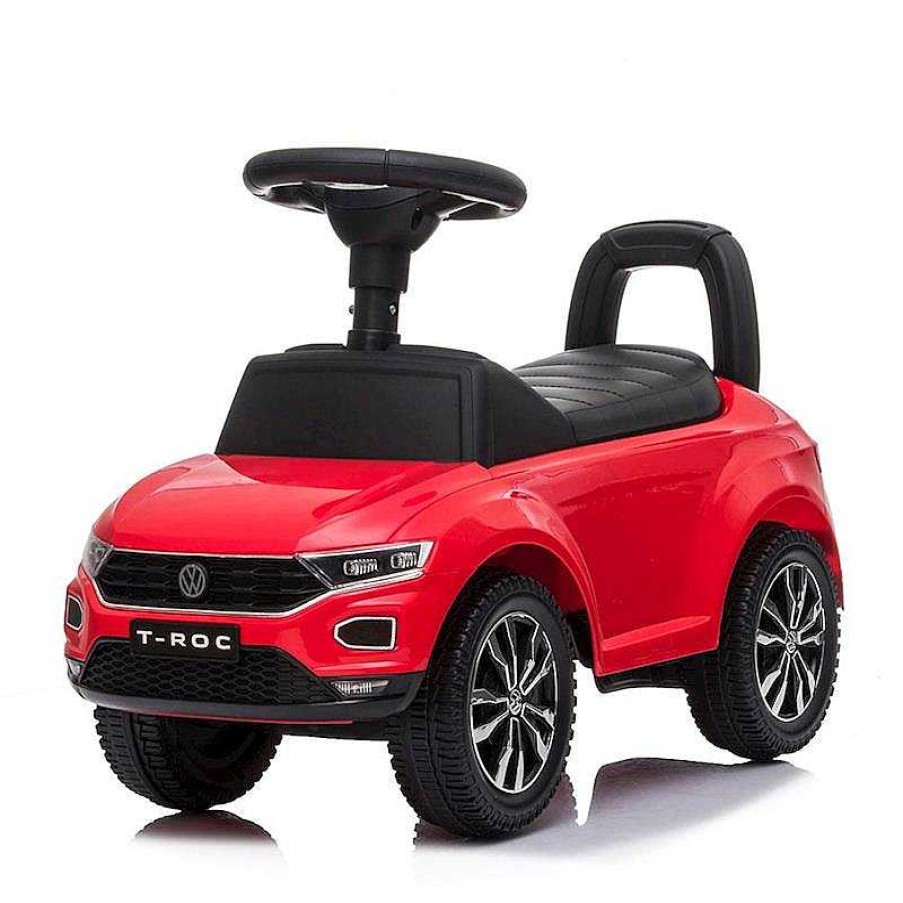 Juguetes Aire Libre Ociotrends | Coche Volkswagen T-Roc Rojo El Ctrico