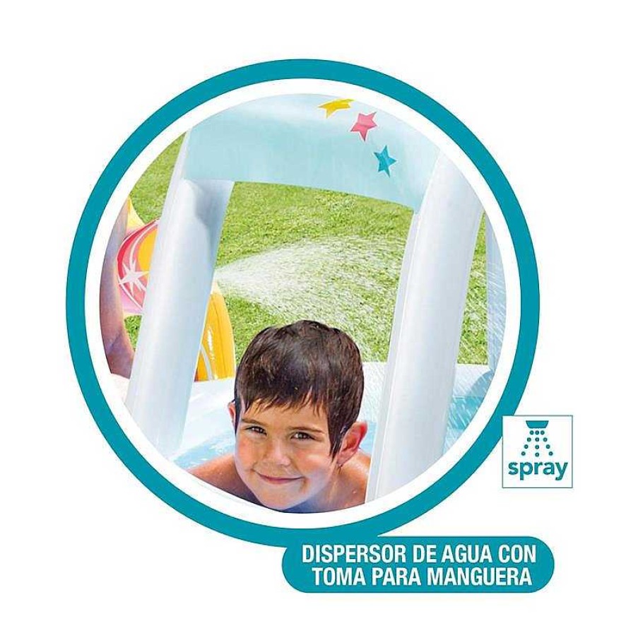 Juguetes Para Piscina Y Accesorios Intex | Piscina Hinchable Unicornio 254X132X109Cm