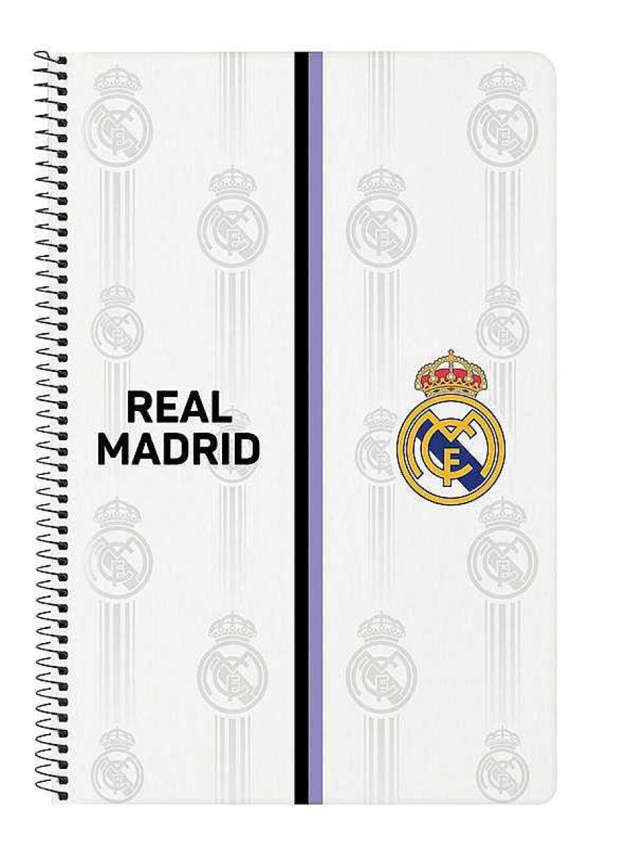 Juegos Del Hogar Safta | Libreta Tapa Dura Real Madrid 1 Equip. 23/24