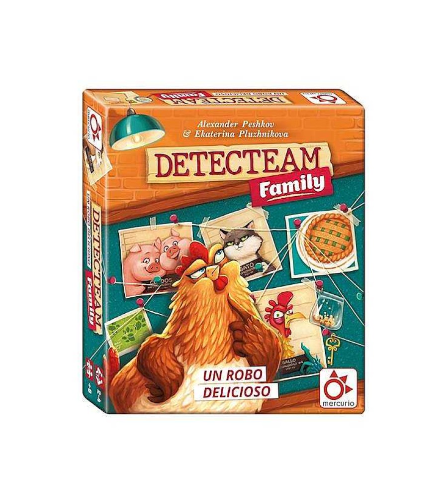 Juegos De Mesa Mercurio | Juego Detecteam Family Un Robo Delicioso