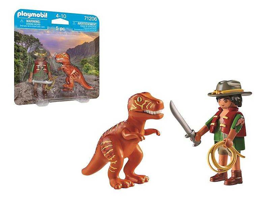 Playmobil Playmobil | Playmobil Duo Pack Aventurero Con T-Rex