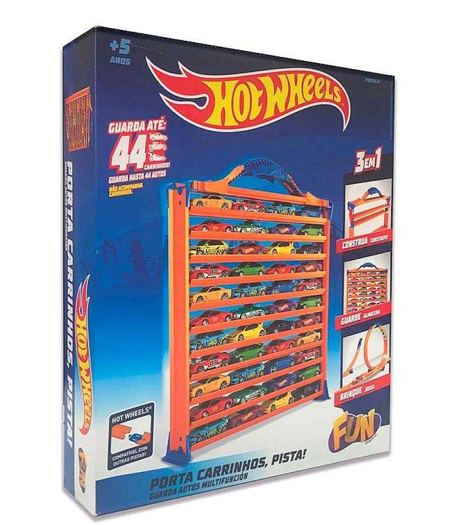 Veh Culos De Juguete Cefa | Malet N Hot Wheels Portacoches 3 En 1