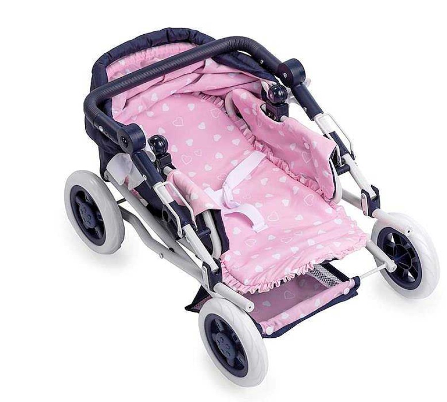 Mu Ecas Berjuan | Coche De Mu Eca 3X1 Corazones Plegable